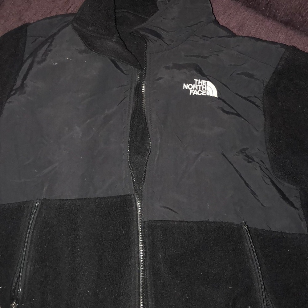 The North face zip up jacket